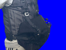 Load image into Gallery viewer, Close-up of GLH Systems harness shoulder and chest hardware detail
