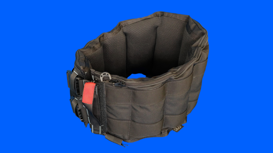 High capacity weight belt with cutaway system