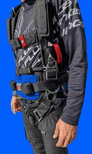 Load image into Gallery viewer, Mutant Limiter strap shown on harness with adjustable slide fitting
