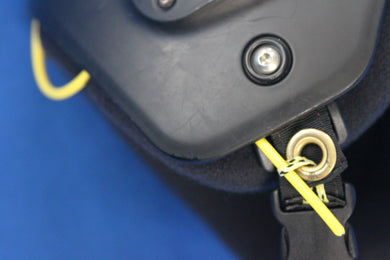 Helmet cutaway system.