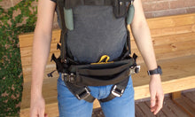 Load image into Gallery viewer, Skydiving Swooping Belly Band with Weight Belt: Double Side Release. Achieve stability and control during swooping maneuvers. Custom-designed for skydiving, this belly band with weight belt offers enhanced performance. Secure fit and quick release for optimal functionality. Elevate your swooping experience with this essential gear.
